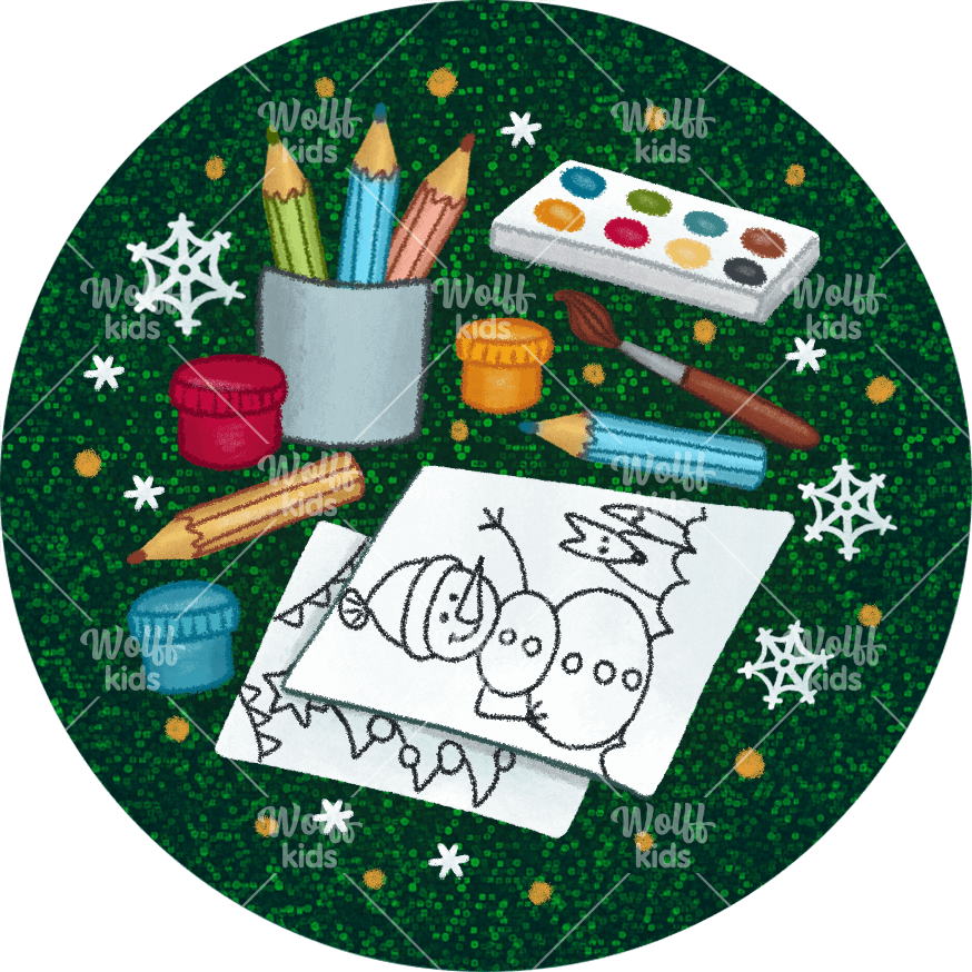 Einzelner Magnet: Kreativ zur Weihnachtszeit